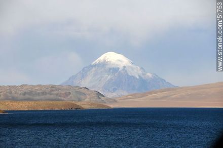 Sajama volcano and Lake Chungará - Chile - Others in SOUTH AMERICA. Photo #51753
