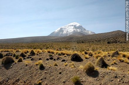 Sajama National Park. Sajama volcano. - Bolivia - Others in SOUTH AMERICA. Photo #51798