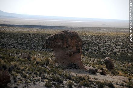 Rocas aisladas en el altiplano - Bolivia - Otros AMÉRICA del SUR. Foto No. 51837