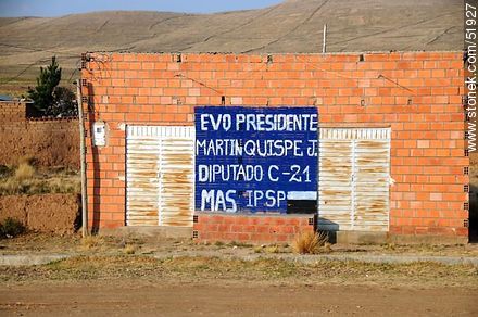 Calamarca en Ruta 1 de Bolivia. 