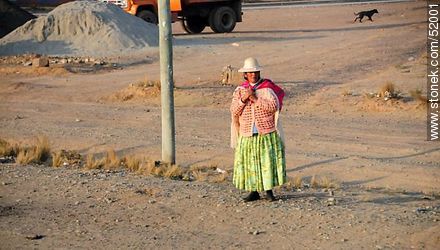 El Alto. Chola boliviana. - Bolivia - Otros AMÉRICA del SUR. Foto No. 52001