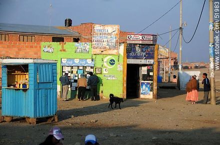 El Alto. Billboard estate. - Bolivia - Others in SOUTH AMERICA. Foto No. 51983
