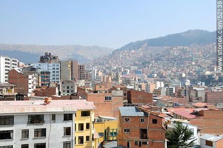 View north of the city of La Paz - Bolivia - Others in SOUTH AMERICA. Photo #52139