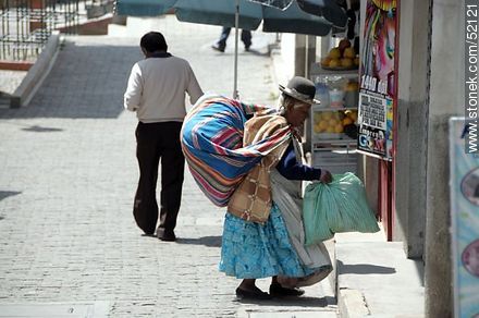 Anciana indígena boliviana - Bolivia - Otros AMÉRICA del SUR. Foto No. 52121