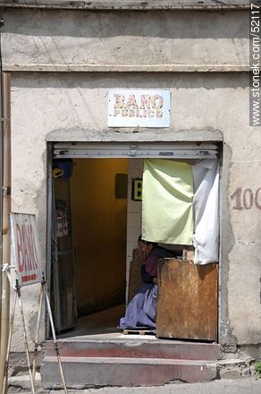 Public restroom in the city of La Paz - Bolivia - Others in SOUTH AMERICA. Photo #52117