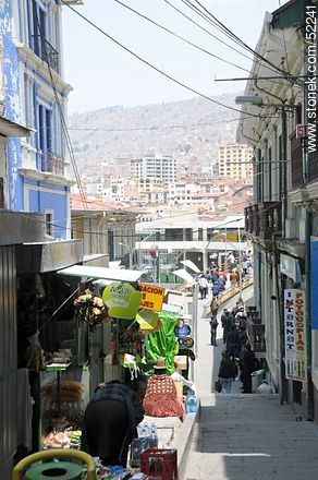 Comercio Street.  - Bolivia - Others in SOUTH AMERICA. Photo #52241