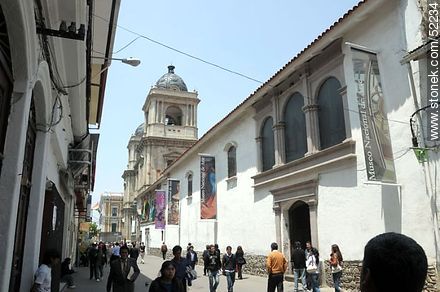 Comercio Street. National Art Museum of La Paz. Metropolitan Cathedral Nuestra Señora de La Paz. - Bolivia - Others in SOUTH AMERICA. Photo #52234
