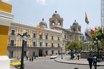 Government Palace on the corner of Commerce and Bolivar. Office of the President of the Republic. - Bolivia - Others in SOUTH AMERICA. Photo #52185