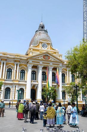 Plaza Murillo. Congreso Nacional de Bolivia, sede del Poder Legislativo. - Bolivia - Otros AMÉRICA del SUR. Foto No. 52177