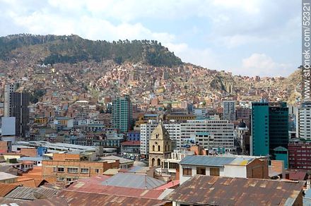 Vista parcial de la ciudad de La Paz, Bolivia - Bolivia - Otros AMÉRICA del SUR. Foto No. 52321