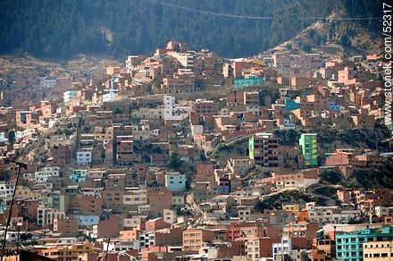 Vista parcial de la ciudad de La Paz, Bolivia - Bolivia - Otros AMÉRICA del SUR. Foto No. 52317