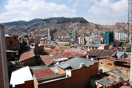 Vista parcial de la ciudad de La Paz, Bolivia - Bolivia - Otros AMÉRICA del SUR. Foto No. 52315