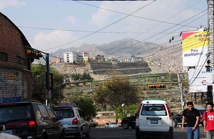 Street of the city of La Paz - Bolivia - Others in SOUTH AMERICA. Photo #52312