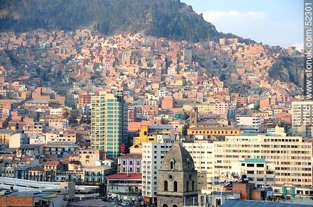 Vista parcial de la ciudad de La Paz, Bolivia - Bolivia - Otros AMÉRICA del SUR. Foto No. 52301