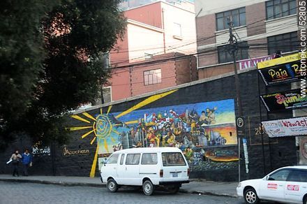 Mural pintado - Bolivia - Otros AMÉRICA del SUR. Foto No. 52805