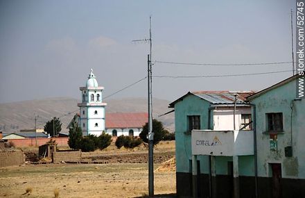 Church in a village in Bolivia Route 2 - Bolivia - Others in SOUTH AMERICA. Foto No. 52745