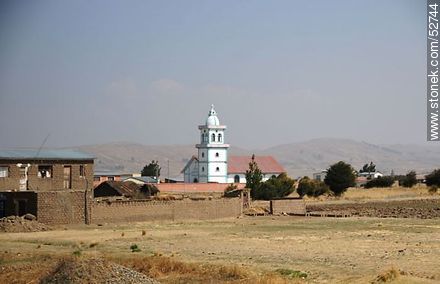 Church in a village in Bolivia Route 2 - Bolivia - Others in SOUTH AMERICA. Photo #52744