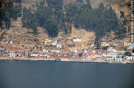 Tiquina. Tiquina Straits on Lake Titicaca in Bolivia. - Bolivia - Others in SOUTH AMERICA. Photo #52666