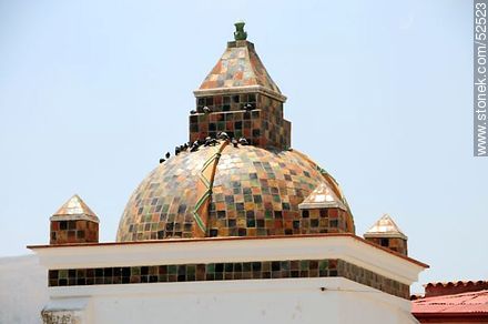 Dome of the Basilica of Our Lady of Copacabana - Bolivia - Others in SOUTH AMERICA. Foto No. 52523