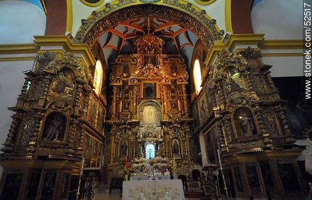 Interior de la Basílica de Nuestra Señora de Copacabana - Bolivia - Otros AMÉRICA del SUR. Foto No. 52517