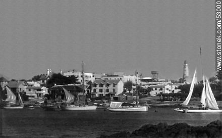 Old photo of the Port of Punta del Este - Punta del Este and its near resorts - URUGUAY. Photo #53000