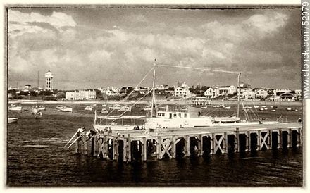 Old pier of the port of Punta del Este - Punta del Este and its near resorts - URUGUAY. Photo #52979