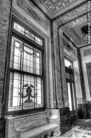 Salón de los Pasos Perdidos del Palacio Legislativo. - Department of Montevideo - URUGUAY. Photo #53824