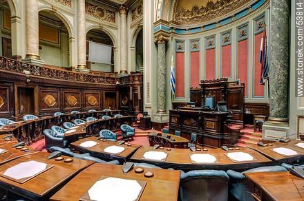 Cámara de Senadores de la República - Departamento de Montevideo - URUGUAY. Foto No. 53814