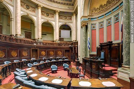 Senate of the Republic.  - Department of Montevideo - URUGUAY. Photo #53808