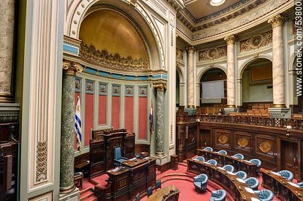 Cámara de Senadores de la República - Departamento de Montevideo - URUGUAY. Foto No. 53800