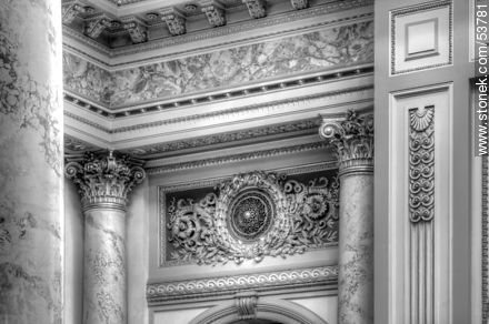 Cámara de Senadores de la República. Detalle arquitectónico y artístico. -  - IMÁGENES VARIAS. Foto No. 53781