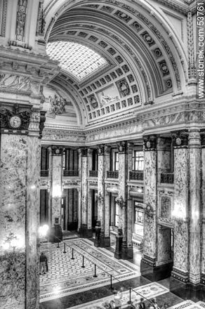 Salón de los Pasos Perdidos del Palacio Legislativo. - Department of Montevideo - URUGUAY. Photo #53761
