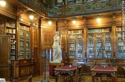 Palacio Legislativo library - Department of Montevideo - URUGUAY. Foto No. 53758