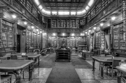 Biblioteca del Palacio Legislativo - Departamento de Montevideo - URUGUAY. Foto No. 53747