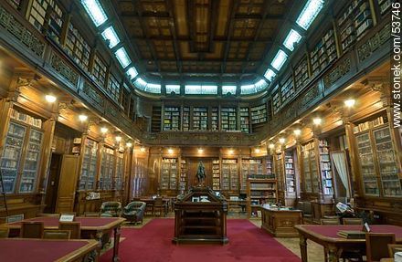 Biblioteca del Palacio Legislativo - Departamento de Montevideo - URUGUAY. Foto No. 53746