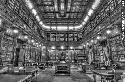Palacio Legislativo library - Department of Montevideo - URUGUAY. Foto No. 53744