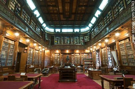 Biblioteca del Palacio Legislativo - Departamento de Montevideo - URUGUAY. Foto No. 53743