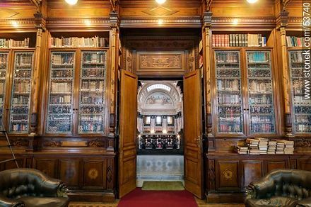 Biblioteca del Palacio Legislativo - Departamento de Montevideo - URUGUAY. Foto No. 53740