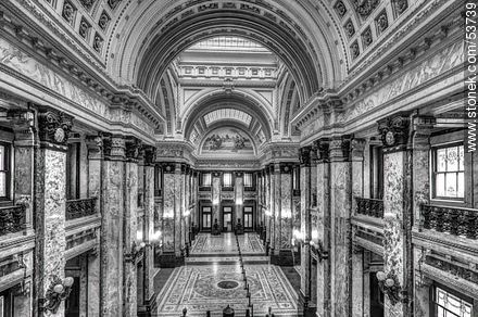 Salón de los Pasos Perdidos del Palacio Legislativo. - Department of Montevideo - URUGUAY. Photo #53739