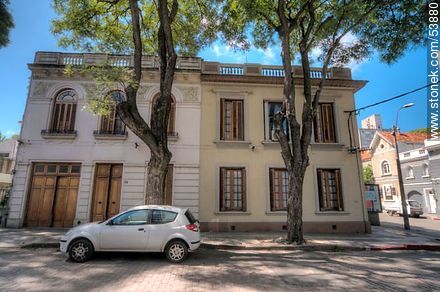 Houses on Ramón Massini Street - Department of Montevideo - URUGUAY. Photo #53880