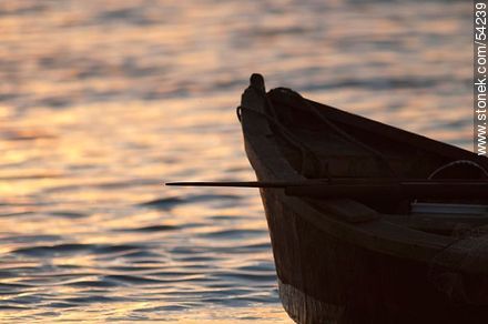 Fisherman's boat in the lagoon of Jose Ignacio - Punta del Este and its near resorts - URUGUAY. Photo #54239