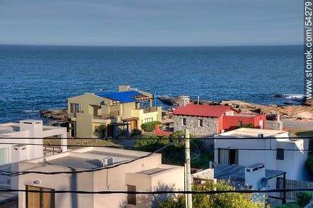 Houses overlooking the sea at the end of the peninsula of Jose Ignacio. - Punta del Este and its near resorts - URUGUAY. Foto No. 54279