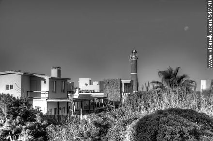 José Ignacio, lighthouse and the moon - Punta del Este and its near resorts - URUGUAY. Photo #54270