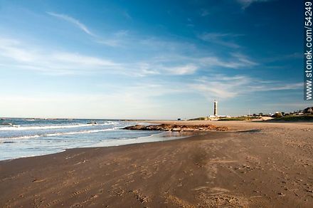 Beach and lighthouse of José Ignacio - Punta del Este and its near resorts - URUGUAY. Foto No. 54249