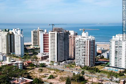 Chiverta Avenue buildings. - Punta del Este and its near resorts - URUGUAY. Foto No. 54410