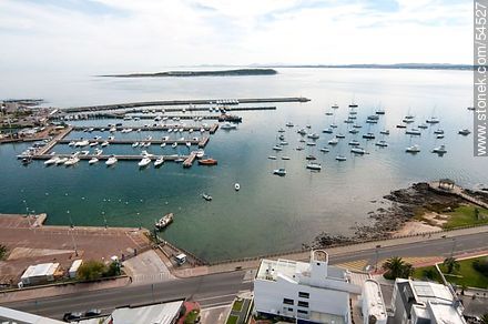 Port of Punta del Este. Aerial view.  - Punta del Este and its near resorts - URUGUAY. Photo #54527