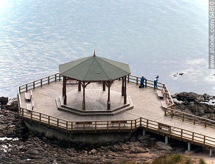 Gazebo viewpoint at the port of Punta del Este - Punta del Este and its near resorts - URUGUAY. Foto No. 54510