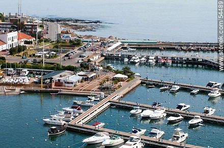 Port of Punta del Este. Aerial view.  - Punta del Este and its near resorts - URUGUAY. Photo #54489