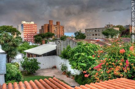 Summer storm in Montevideo - Department of Montevideo - URUGUAY. Photo #54787