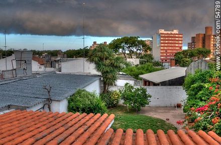 Summer storm in Montevideo - Department of Montevideo - URUGUAY. Photo #54789